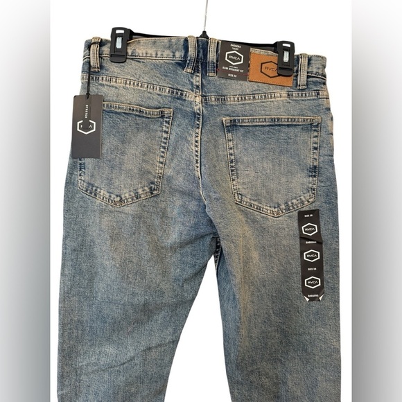 RVCA Daggers Slim Straight Jeans 30 x 32 - Picture 7 of 10